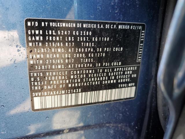 Photo 13 VIN: 3VV1B7AX4JM121438 - VOLKSWAGEN TIGUAN 