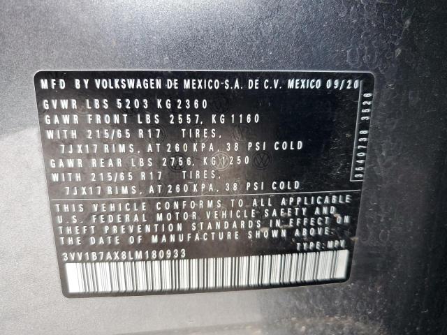 Photo 12 VIN: 3VV1B7AX8LM180933 - VOLKSWAGEN TIGUAN S 