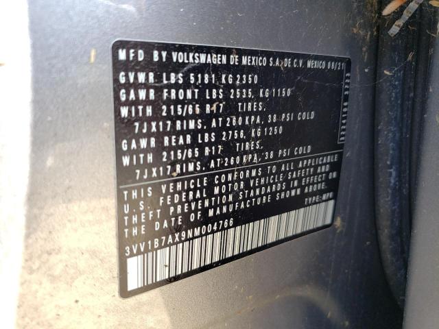 Photo 13 VIN: 3VV1B7AX9NM004766 - VOLKSWAGEN TIGUAN S 