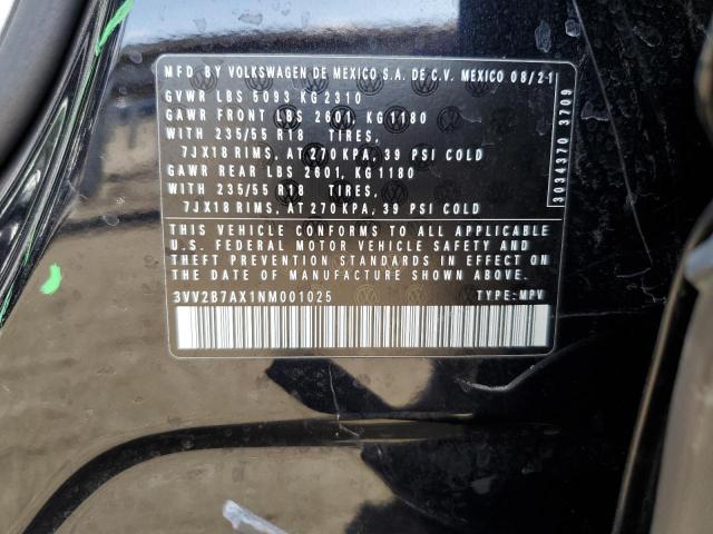 Photo 12 VIN: 3VV2B7AX1NM001025 - VOLKSWAGEN TIGUAN 