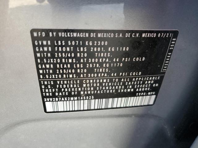 Photo 9 VIN: 3VV2B7AX2MM145925 - VOLKSWAGEN TIGUAN SE 