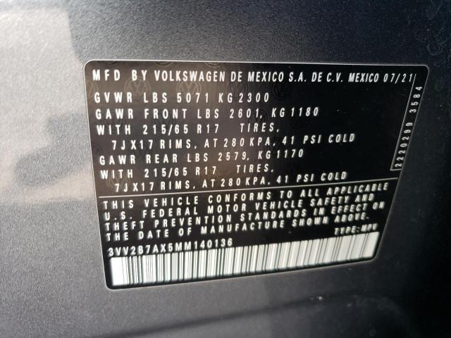 Photo 12 VIN: 3VV2B7AX5MM140136 - VOLKSWAGEN TIGUAN SE 