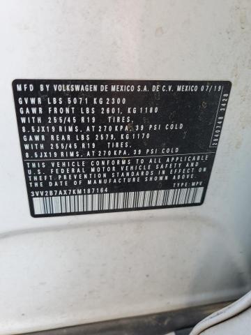 Photo 13 VIN: 3VV2B7AX7KM187164 - VOLKSWAGEN TIGUAN SE 