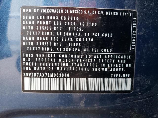 Photo 13 VIN: 3VV2B7AX7LM063848 - VOLKSWAGEN TIGUAN SE 