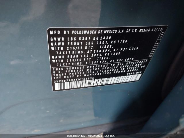 Photo 8 VIN: 3VV2B7AXXKM108635 - VOLKSWAGEN TIGUAN 