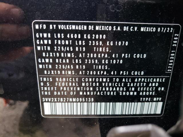 Photo 11 VIN: 3VV2X7B27NM095139 - VOLKSWAGEN TAOS SEL 