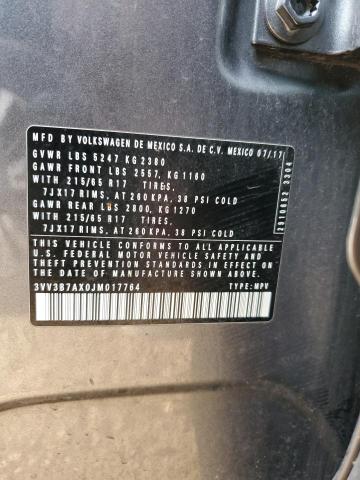 Photo 12 VIN: 3VV3B7AX0JM017764 - VOLKSWAGEN TIGUAN 