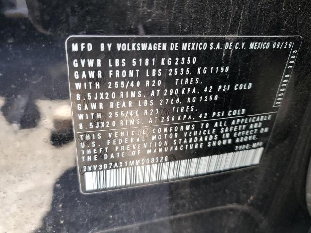 Photo 12 VIN: 3VV3B7AX1MM008026 - VOLKSWAGEN TIGUAN 