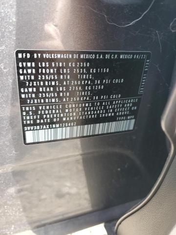 Photo 12 VIN: 3VV3B7AX1NM125462 - VOLKSWAGEN TIGUAN 