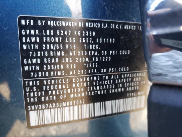 Photo 9 VIN: 3VV3B7AX3JM091647 - VOLKSWAGEN TIGUAN 