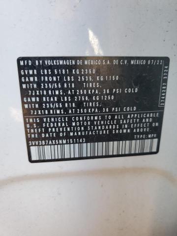 Photo 12 VIN: 3VV3B7AX5NM151143 - VOLKSWAGEN TIGUAN 