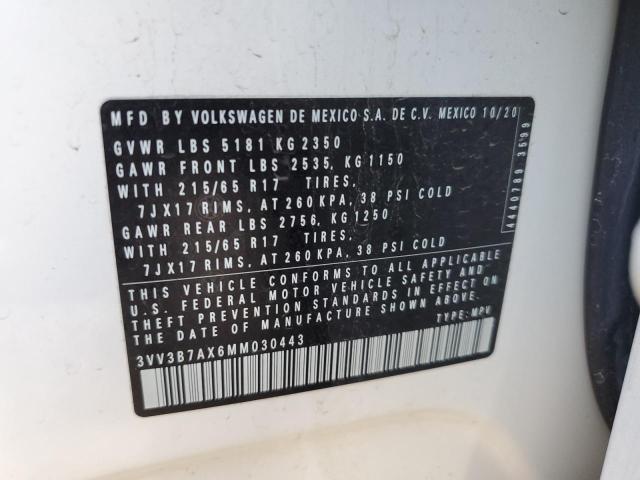 Photo 12 VIN: 3VV3B7AX6MM030443 - VOLKSWAGEN TIGUAN SE 