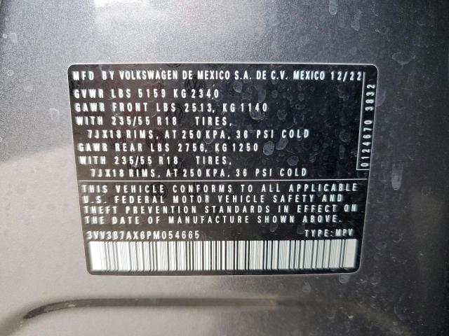 Photo 12 VIN: 3VV3B7AX6PM054665 - VOLKSWAGEN TIGUAN SE 