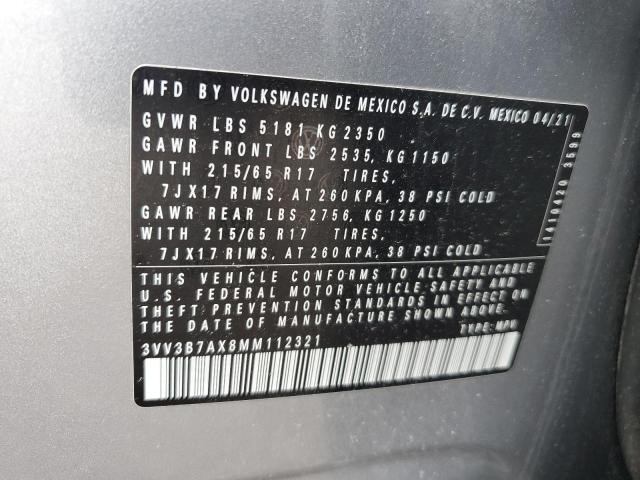 Photo 12 VIN: 3VV3B7AX8MM112321 - VOLKSWAGEN TIGUAN 