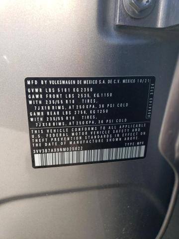 Photo 12 VIN: 3VV3B7AX9NM025822 - VOLKSWAGEN TIGUAN 