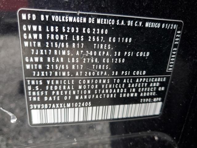 Photo 12 VIN: 3VV3B7AXXLM102405 - VOLKSWAGEN TIGUAN SE 