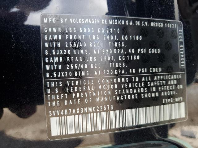 Photo 13 VIN: 3VV4B7AX3NM022578 - VOLKSWAGEN TIGUAN 