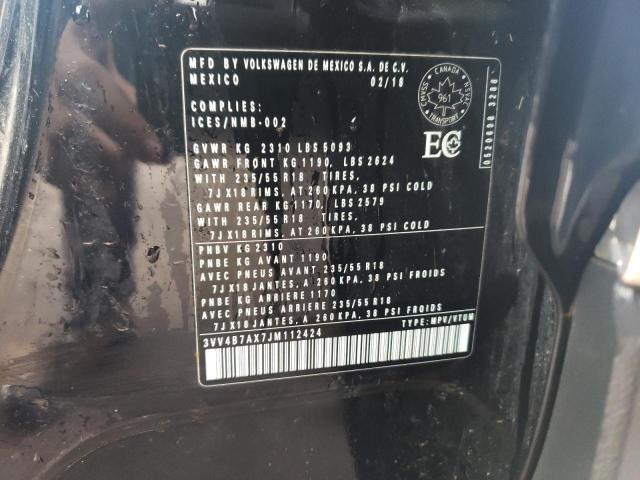 Photo 13 VIN: 3VV4B7AX7JM112424 - VOLKSWAGEN TIGUAN 