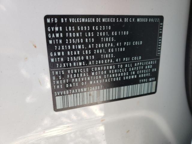 Photo 13 VIN: 3VV8B7AX8NM126887 - VOLKSWAGEN TIGUAN SE 