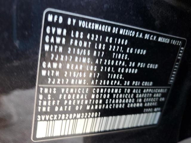Photo 12 VIN: 3VVCX7B28PM322801 - VOLKSWAGEN TAOS S 