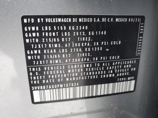 Photo 12 VIN: 3VVRB7AX0PM107824 - VOLKSWAGEN TIGUAN S 