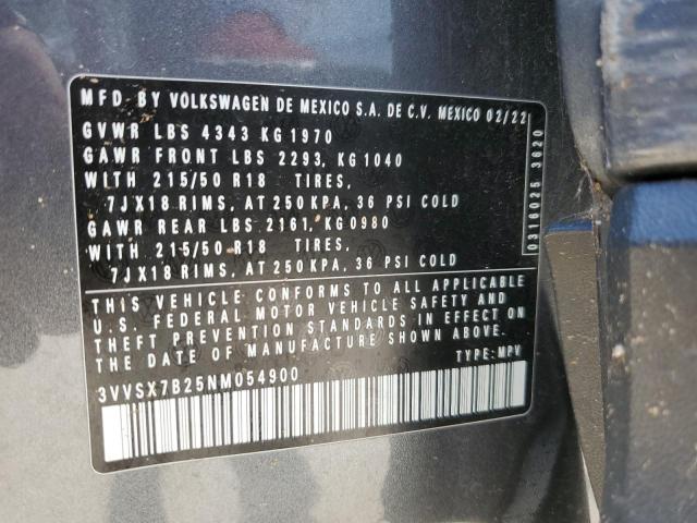 Photo 12 VIN: 3VVSX7B25NM054900 - VOLKSWAGEN TAOS SE 