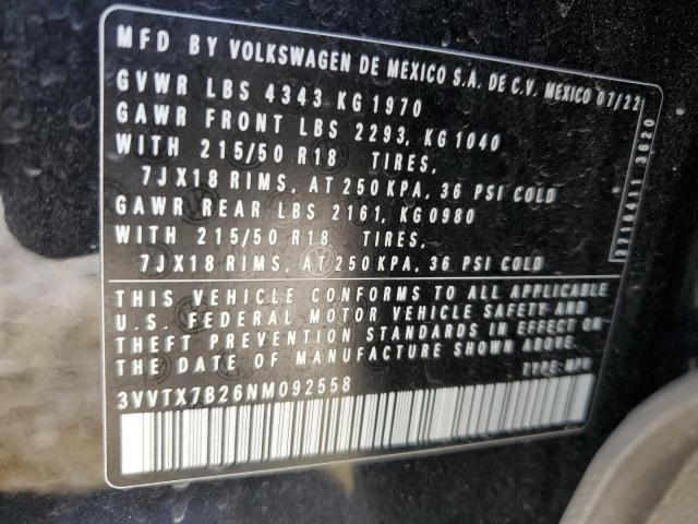 Photo 13 VIN: 3VVTX7B26NM092558 - VOLKSWAGEN TAOS SE 