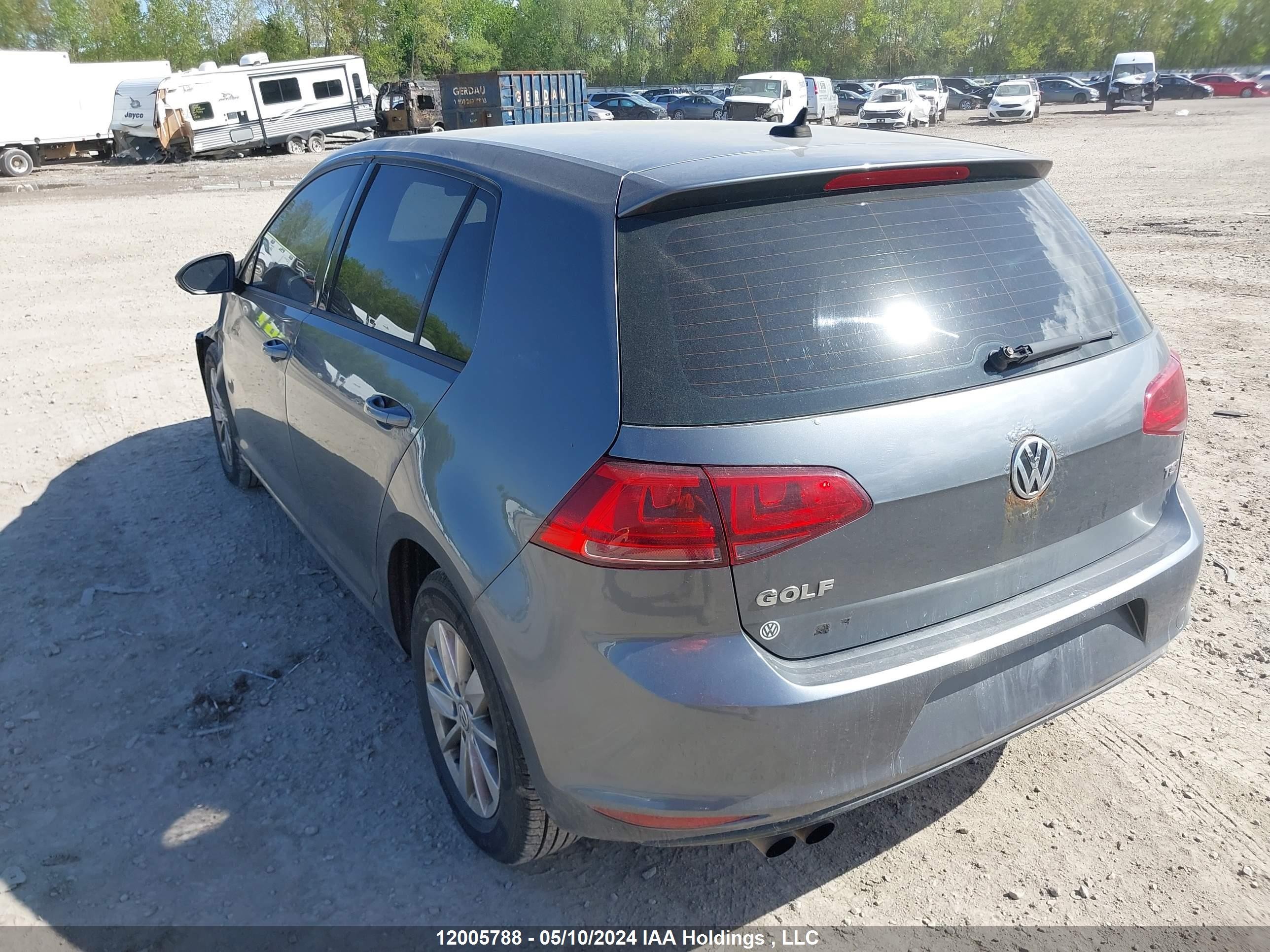 Photo 2 VIN: 3VW117AU5FM030691 - VOLKSWAGEN GOLF 