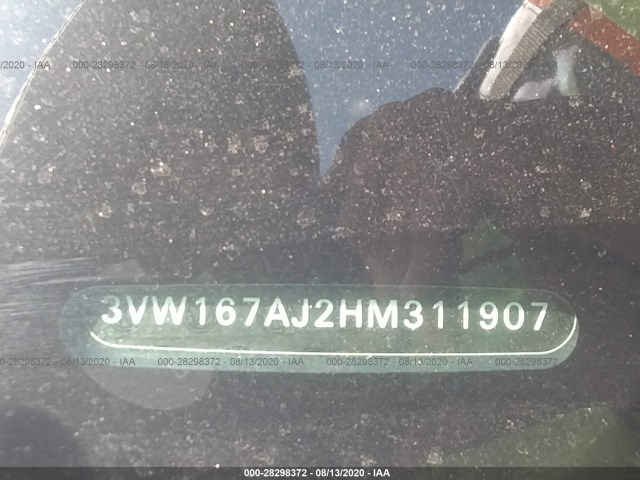 Photo 8 VIN: 3VW167AJ2HM311907 - VOLKSWAGEN JETTA 