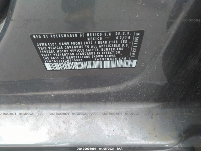 Photo 8 VIN: 3VW167AJ7GM319600 - VOLKSWAGEN JETTA SEDAN 