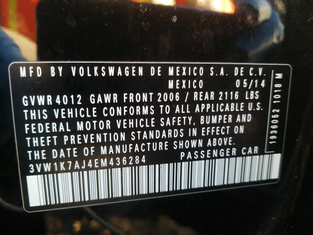 Photo 9 VIN: 3VW1K7AJ4EM436284 - VOLKSWAGEN JETTA 