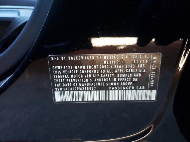 Photo 9 VIN: 3VW1K7AJ7FM268027 - VOLKSWAGEN JETTA 