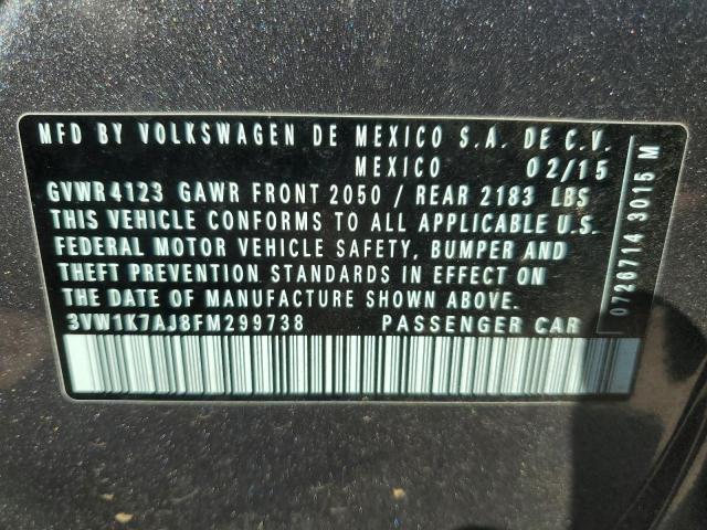 Photo 11 VIN: 3VW1K7AJ8FM299738 - VOLKSWAGEN JETTA 