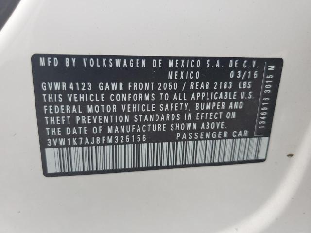 Photo 9 VIN: 3VW1K7AJ8FM325156 - VOLKSWAGEN JETTA BASE 