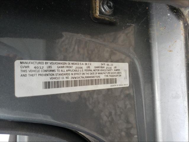 Photo 9 VIN: 3VW1K7AJ9BM387725 - VOLKSWAGEN JETTA BASE 