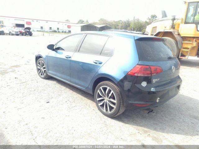 Photo 2 VIN: 3VW217AU0HM057840 - VOLKSWAGEN GOLF 