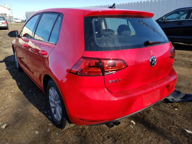 Photo 2 VIN: 3VW217AU1HM061024 - VOLKSWAGEN GOLF 