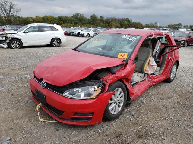 Photo 1 VIN: 3VW217AU2HM059587 - VOLKSWAGEN GOLF S 