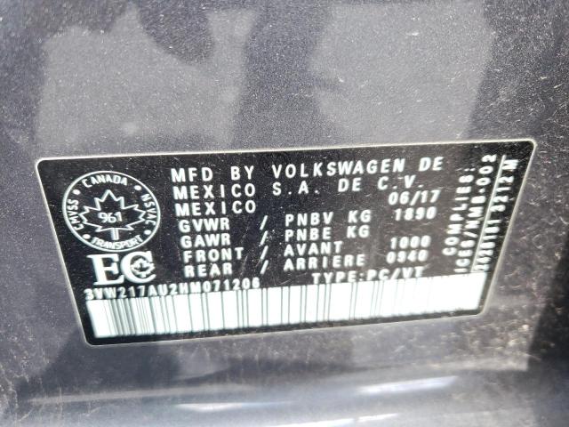 Photo 12 VIN: 3VW217AU2HM071206 - VOLKSWAGEN GOLF 