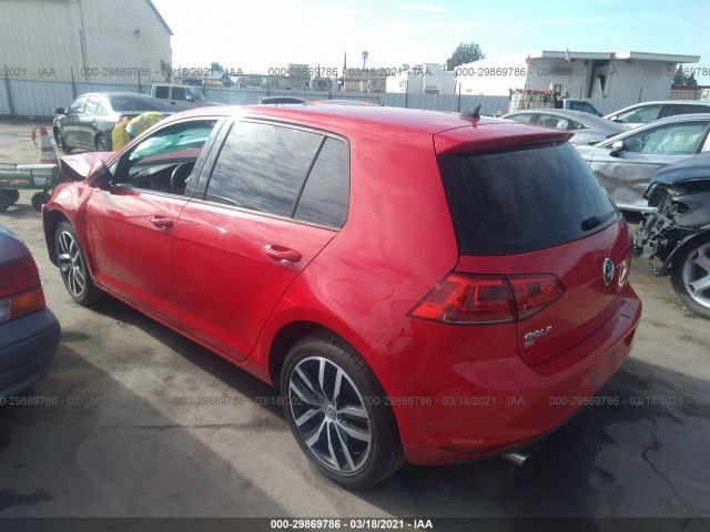 Photo 2 VIN: 3VW217AU3GM008324 - VOLKSWAGEN GOLF 