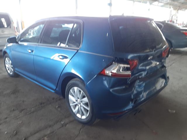 Photo 2 VIN: 3VW217AU3HM018403 - VOLKSWAGEN GOLF 