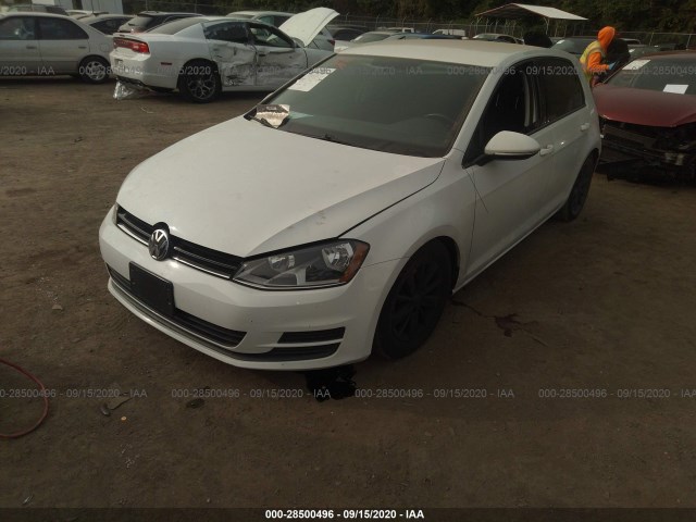 Photo 1 VIN: 3VW217AU6HM044333 - VOLKSWAGEN GOLF 