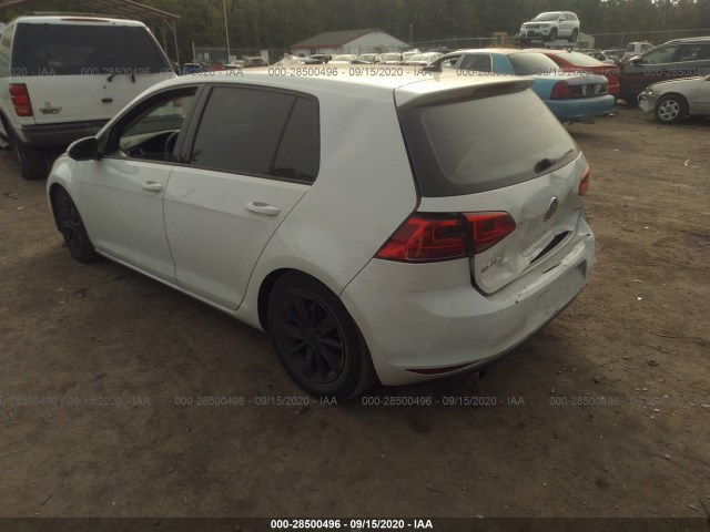 Photo 2 VIN: 3VW217AU6HM044333 - VOLKSWAGEN GOLF 