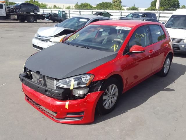 Photo 1 VIN: 3VW217AU7FM039297 - VOLKSWAGEN GOLF 