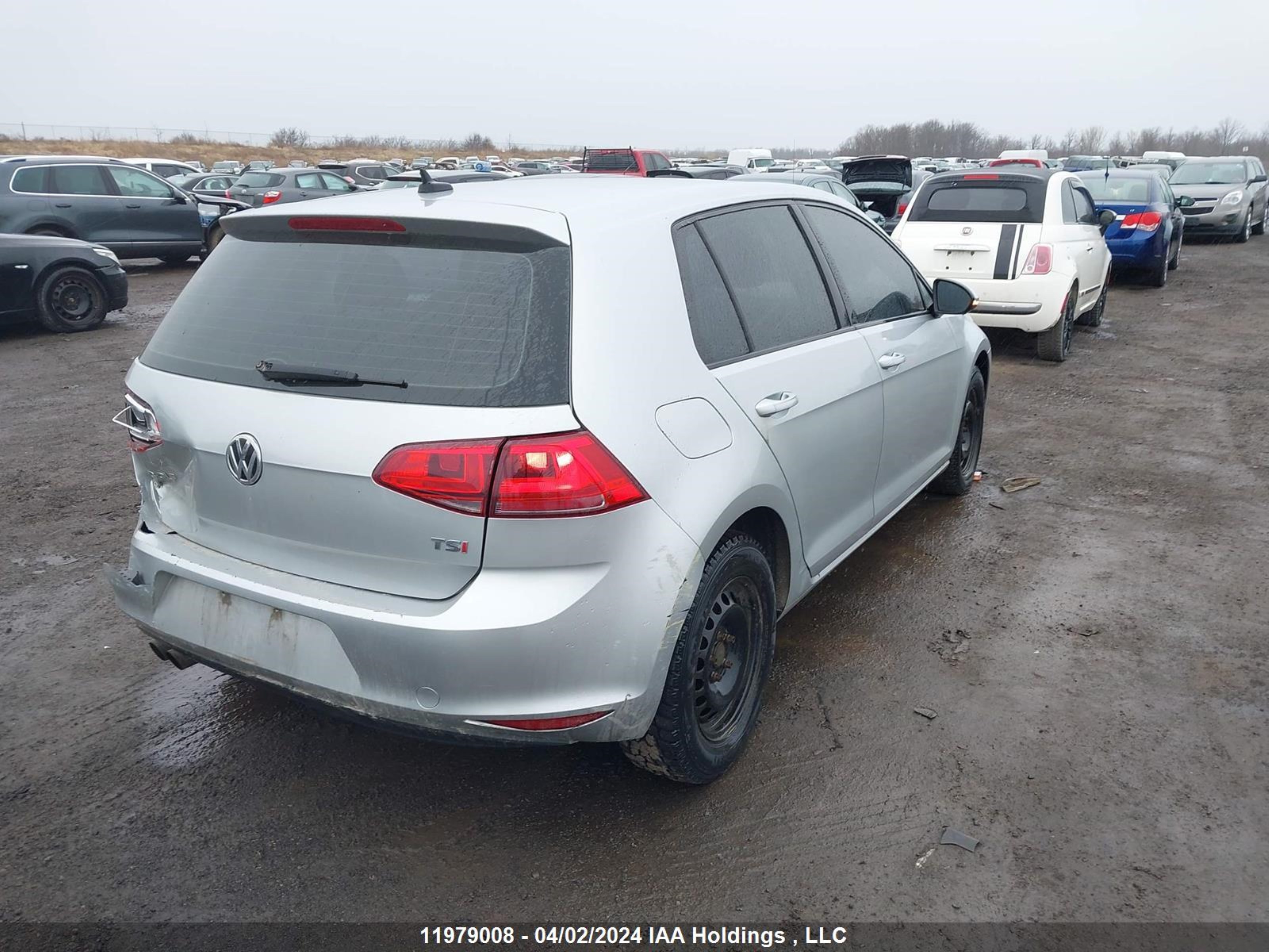 Photo 3 VIN: 3VW217AU7FM073854 - VOLKSWAGEN GOLF 