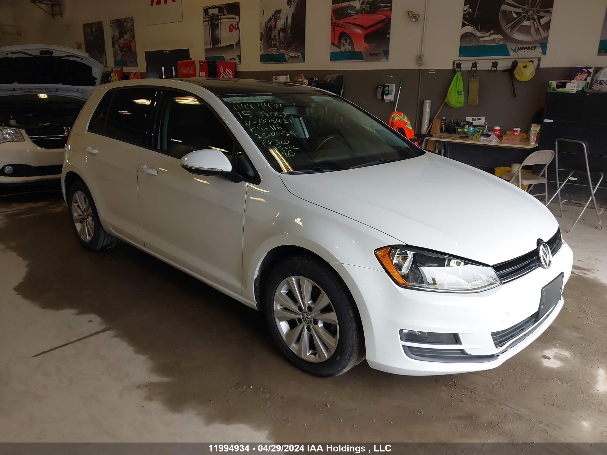 Photo 0 VIN: 3VW217AU8FM005451 - VOLKSWAGEN GOLF 