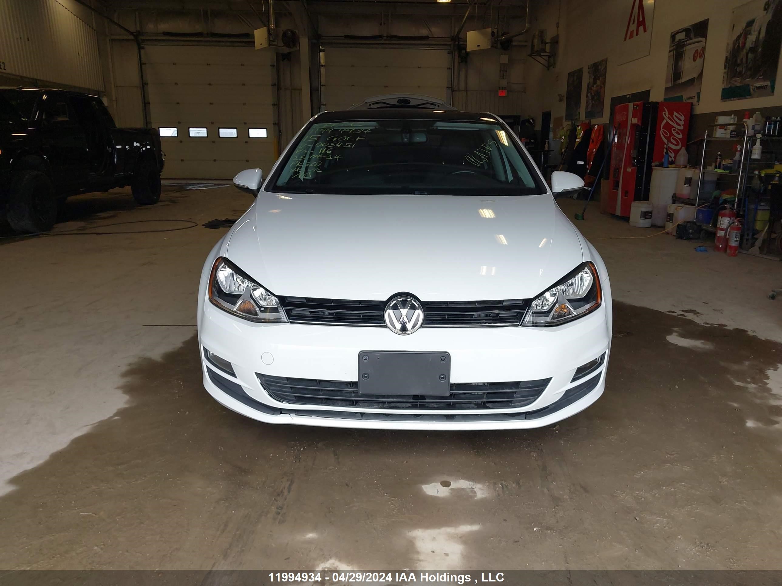 Photo 11 VIN: 3VW217AU8FM005451 - VOLKSWAGEN GOLF 