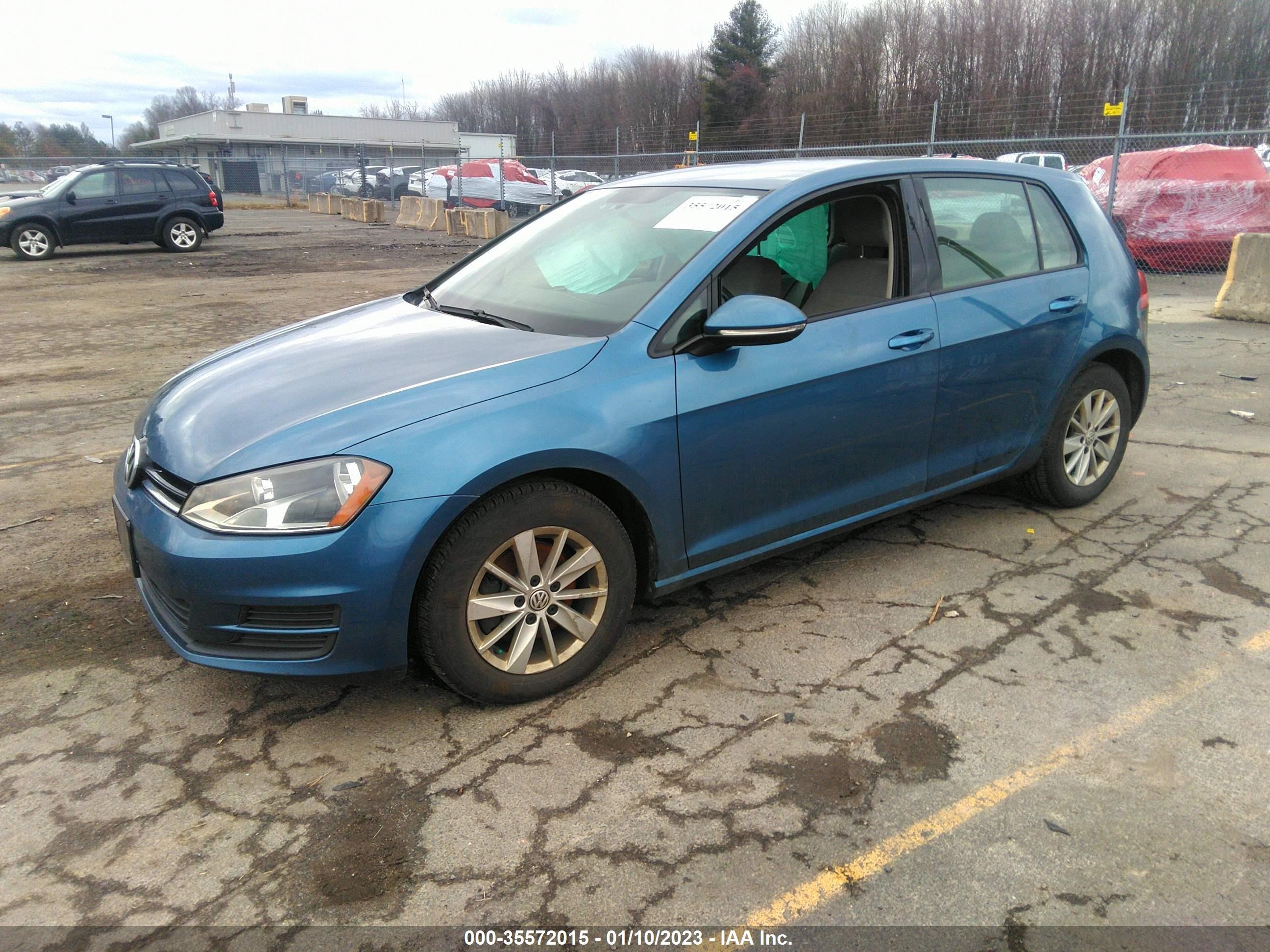 Photo 1 VIN: 3VW217AU8HM007736 - VOLKSWAGEN GOLF 