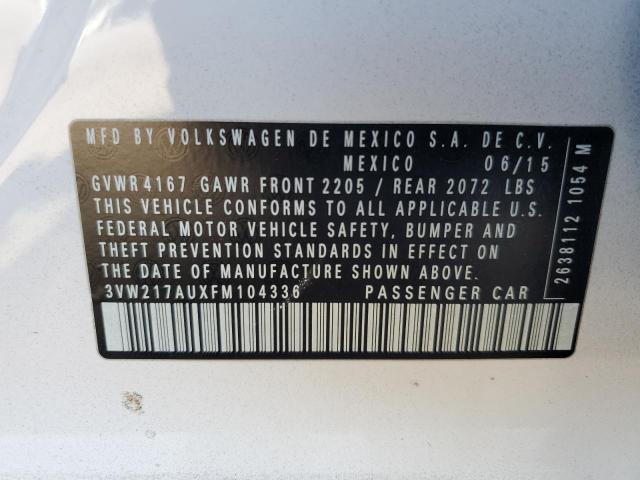 Photo 11 VIN: 3VW217AUXFM104336 - VOLKSWAGEN GOLF 