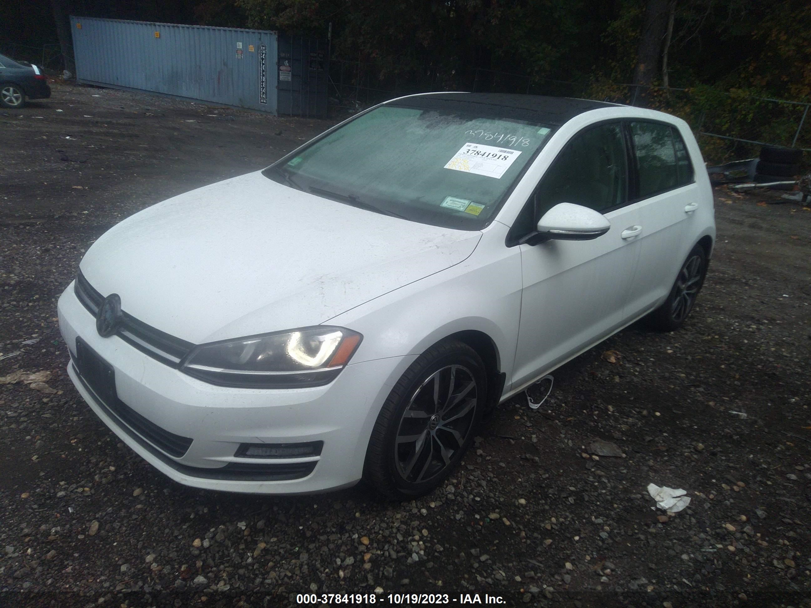 Photo 1 VIN: 3VW217AUXGM028344 - VOLKSWAGEN GOLF 